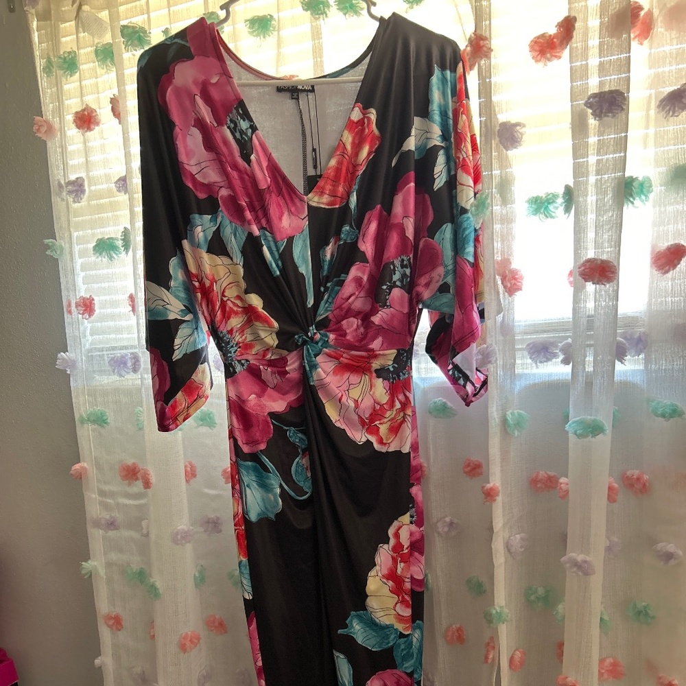 Maxi kimono dress